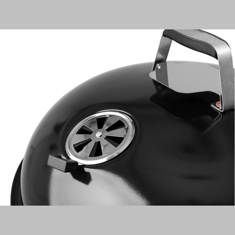 Nischenkauf.ch - Holzkohlegrill auf Rädern mit 54 cm Grillfläche in Schwarz