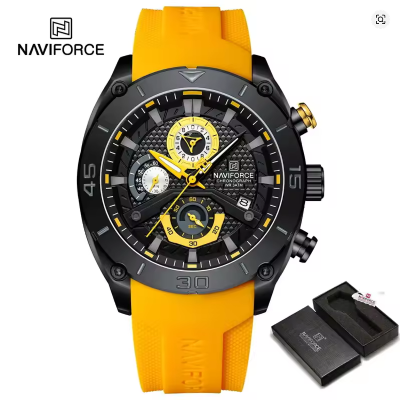 NAVIFORCE Herrenuhr mit Chronograph