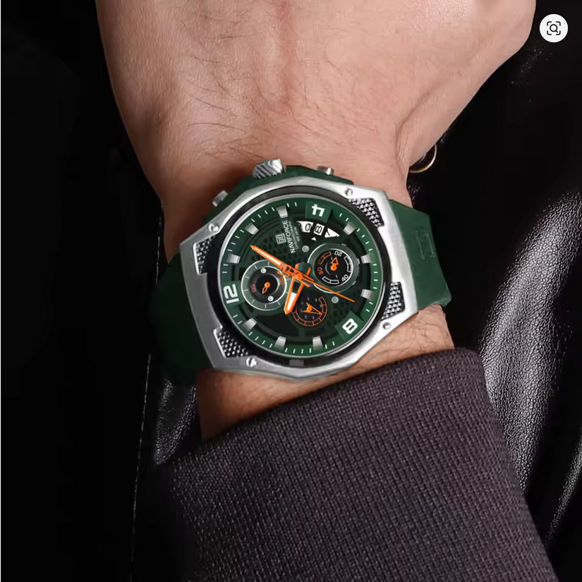 Naviforce Chronograph Herren Uhr, 3 ATM wasserdicht