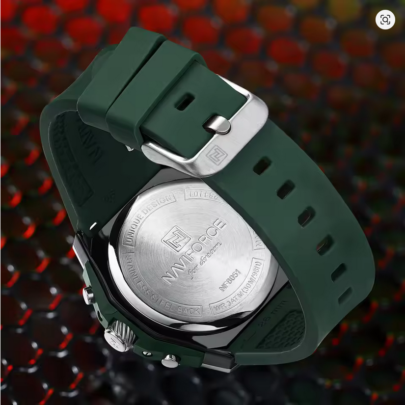 Naviforce Chronograph Herren Uhr, 3 ATM wasserdicht