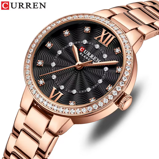 CURREN Damenuhr in Roségold – feminin und stilvoll