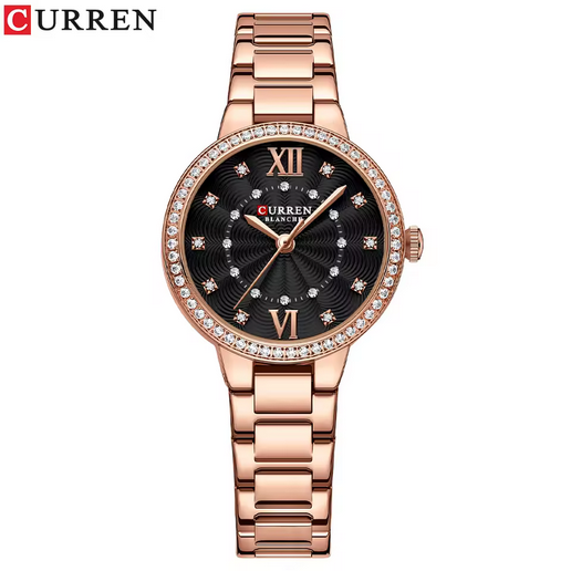 CURREN Damenuhr in Roségold – feminin und stilvoll