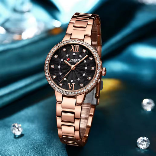 CURREN Damenuhr in Roségold – feminin und stilvoll