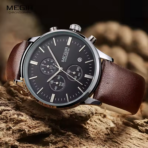 MEGIR Chronograph Herrenuhr – Sportlich, stilvoll & funktional