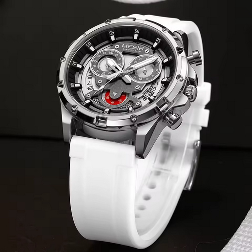 MEGIR Chronograph Herrenuhr – Sportlich, markant & funktional