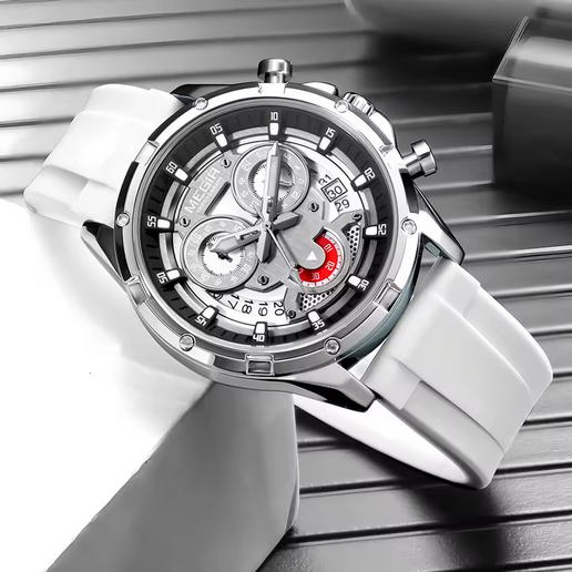 MEGIR Chronograph Herrenuhr – Sportlich, markant & funktional
