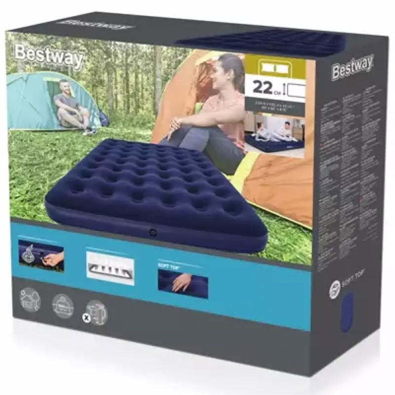 Nischenkauf.ch - Luftbett für Camping oder als Gästebett Zuhause 152 x 203 cm